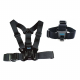 Telesin chest and head mounts for GoPro set