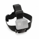 Mounts on chest and head for GoPro head strap mount