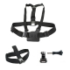 Mounts on chest and head for GoPro set