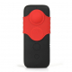 Sunnylife Silicone Lens Protector for Insta360 One X, red with a camera