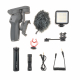 Steadicam DJI OSMO Mobile 3 with microphone and mounting light set
