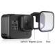 Светофильтры Telesin CPL, ND8, ND16, ND32 для GoPro HERO8 Black, установка на камеру