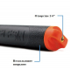 Рукоятка-поплавок Telesin для GoPro с отделением для мелочей, оранжевая крупный план