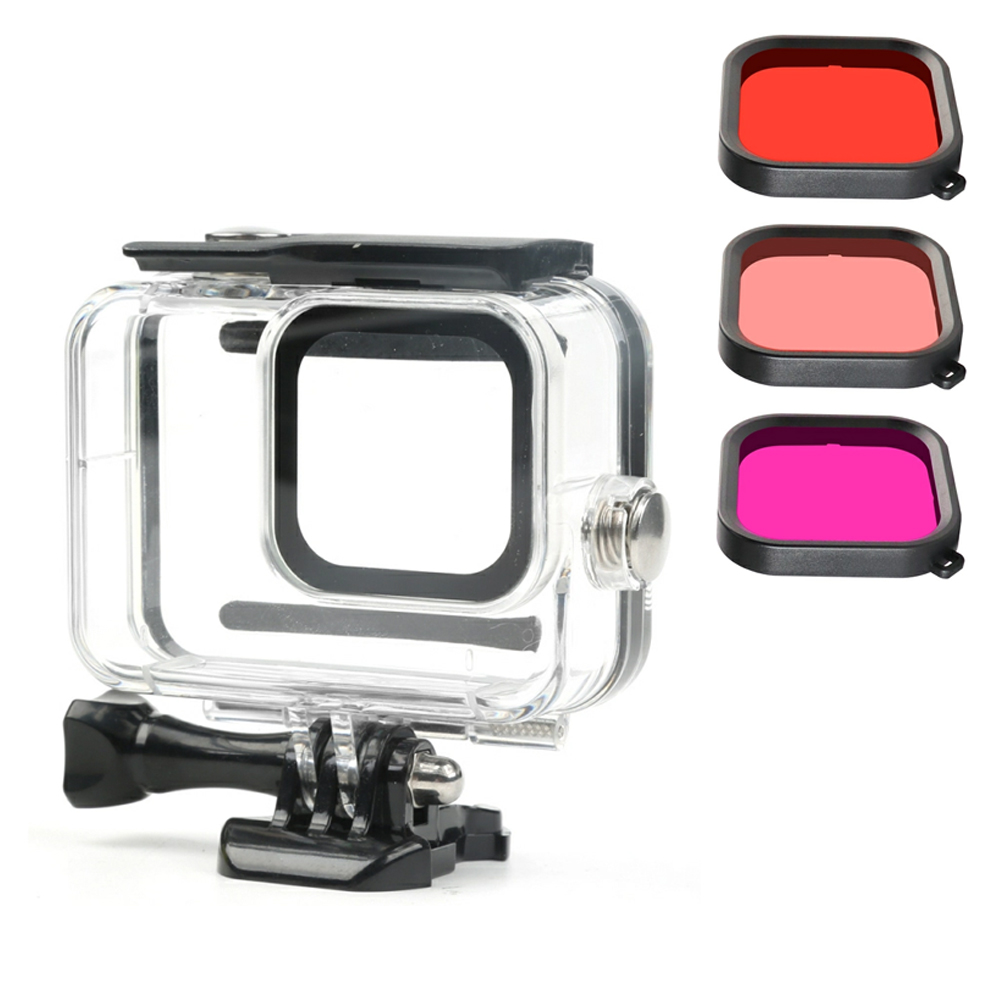 Подводный корпус SHOOT с тремя фильтрами для GoPro HERO8 Black