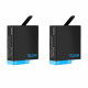Two Telesin Batteries for GoPro HERO8 Black (Full Analog)