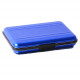 SLATE - MEMORY CARD CASE (8 SD + 8 MicroSD), blue overall plan