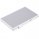 Aluminum case for 6 SD cards, silver