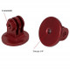 Aluminum tripod adapter for GoPro, red