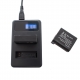 USB зарядка для GoPro 4 с LCD дисплеем (крупный план)