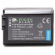 PowerPlant battery pack for Sony NP-FW50, back view
