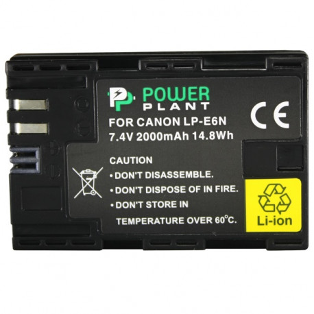 Аккумулятор PowerPlant для Canon LP-E6N, главный вид