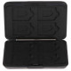 Memory card case for 8 SD + 8 MicroSD, open black