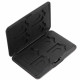 Memory card case for 8 SD + 8 MicroSD, black