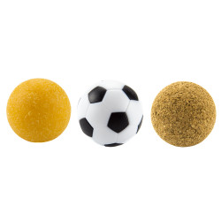 Balls for table soccer 36 mm, test set of 3 pcs.