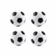 Мячи для настольного футбола 36 мм, черно-белые, 4 шт.