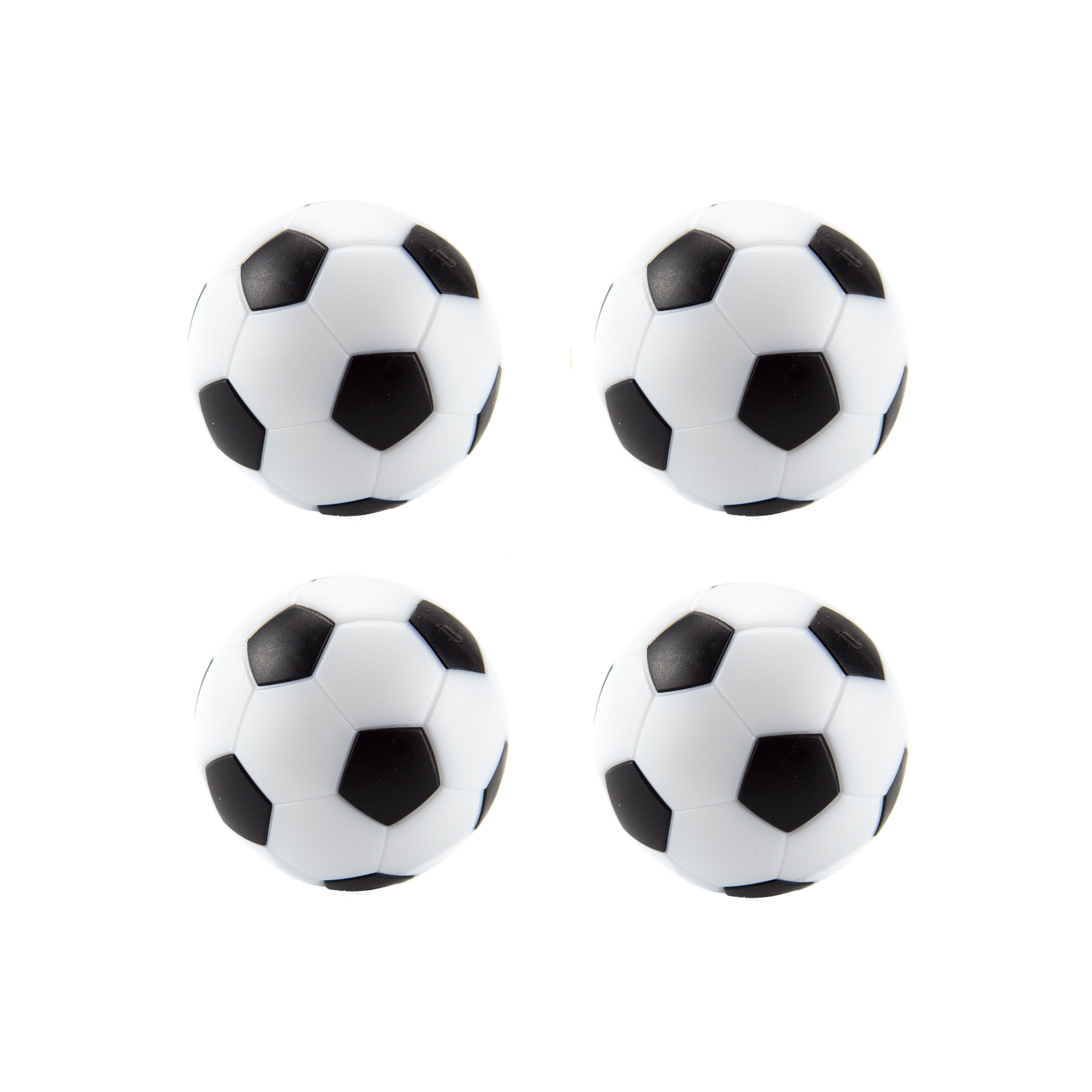 Table Soccer Foosball 36 mm black and white ball, 4 pcs.