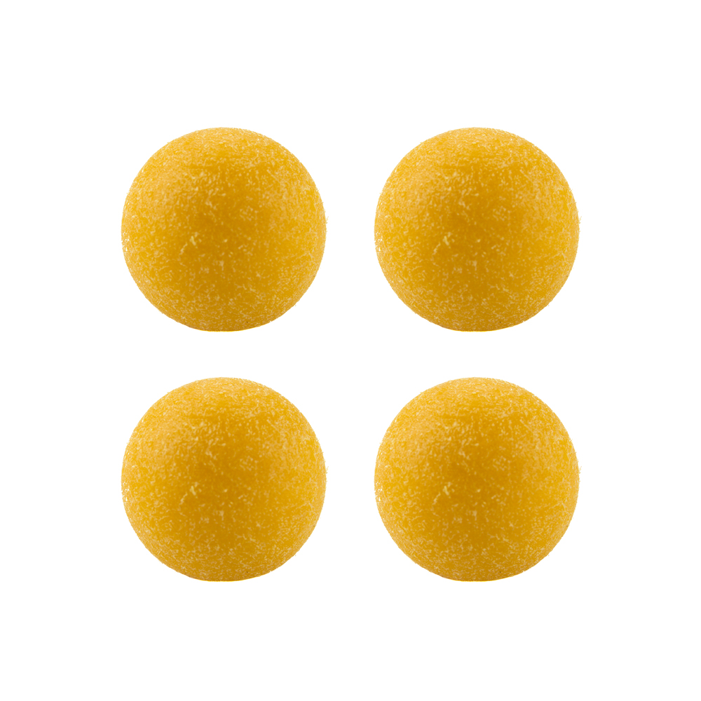 Table Soccer Foosball 36 mm matte yellow ball, 4 pcs.