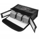 Sunnylife 3 Battery Bag for DJI Mavic Air 2, with batteries