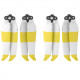 Sunnylife 2pairs Propellers 4726F for Mavic Air 2 (color), yellow