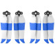 Sunnylife 2pairs Propellers 4726F for Mavic Air 2 (color), blue