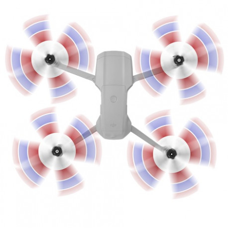 Sunnylife 2pairs Propellers 4726F for Mavic Mini (Multi color), blue red overall plan