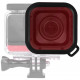 Набор из 3х подводных фильтров Sunnylife для аквабокса Insta360 ONE R с модулями 4K, Dual-Lens 360, красный с камерой