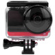 Подводный корпус Sunnylife для Insta360 ONE R в сборке с модулем Dual-Lens 360 Mod, с камерой