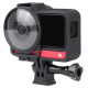 Рамка Sunnylife для Insta360 ONE R с разъемами холодный башмак, с камерой