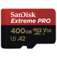 Карта памяти SanDisk Extreme Pro A2 microSDXC 400GB  UHS-I, U3, V30, главный вид