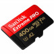 SanDisk Extreme Pro A2 microSDXC 400GB  UHS-I, U3, V30, close-up