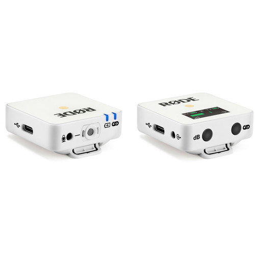 Rode Wireless GO, white bottom view