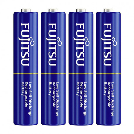 Batteries FUJITSU Blue AAA (HR03) 750mAh LSD Ni-MH (HR-4UTI) 4 pcs, main view