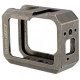 Telesin CNC aluminum frame  for GoPro HERO8 Black with hot shoe mount, close-up