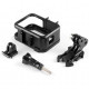 Telesin Plastic frame  for GoPro HERO8 Black with hot shoe mount, equipment