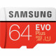 Карта пам'ятi Samsung EVO PLUS V2 microSDXC 64GB UHS-I U1, главный вид