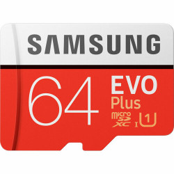 Карта пам'яті Samsung EVO PLUS V2 microSDXC 64GB UHS-I U1