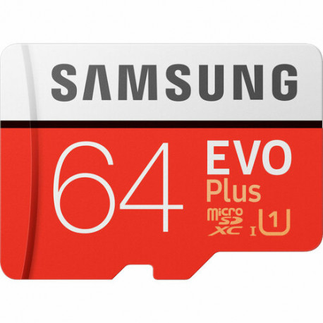 Карта пам'ятi Samsung EVO PLUS V2 microSDXC 64GB UHS-I U1, главный вид