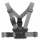 Telesin Dual Mounts chest strap for shooting on both front and back for GoPro and DJI OSMO Action, front view