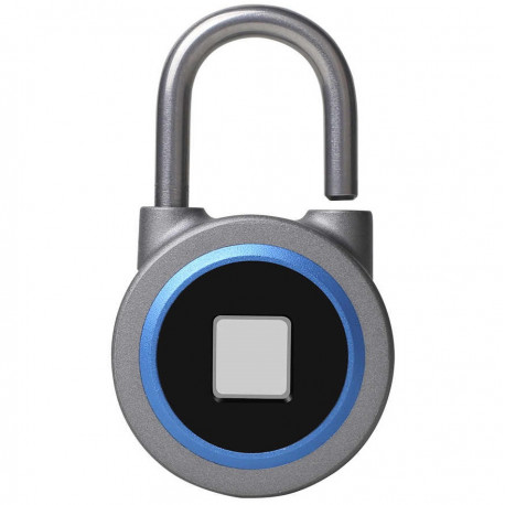 Smart padlock with Bluetooth and fingerprint scanner, main view