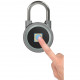Smart padlock with Bluetooth and fingerprint scanner, overall plan