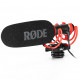 Rode VideoMic NTG, with wind protection and on-camera mount