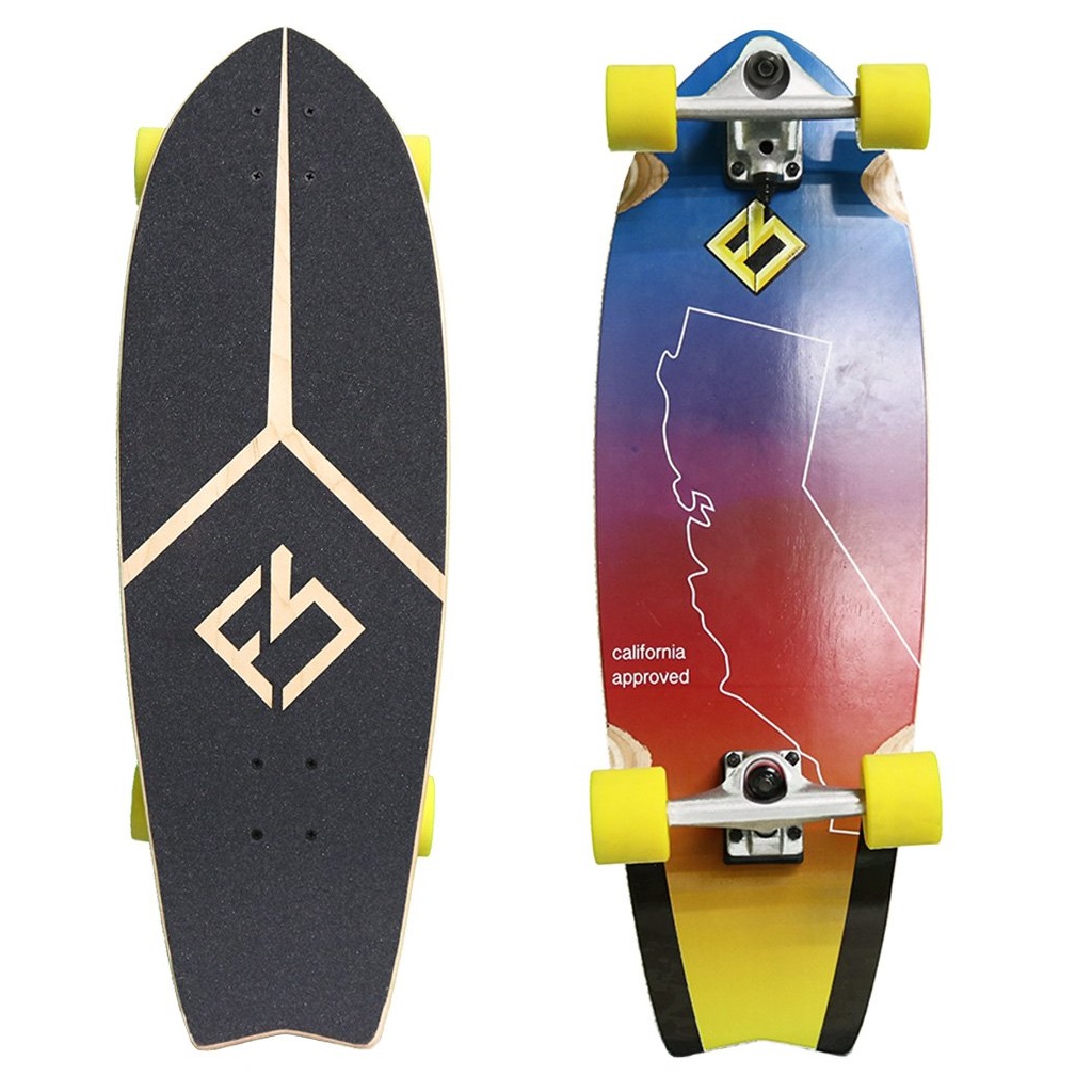 Focus Fish Tail Surf Skateboard 31", main view
