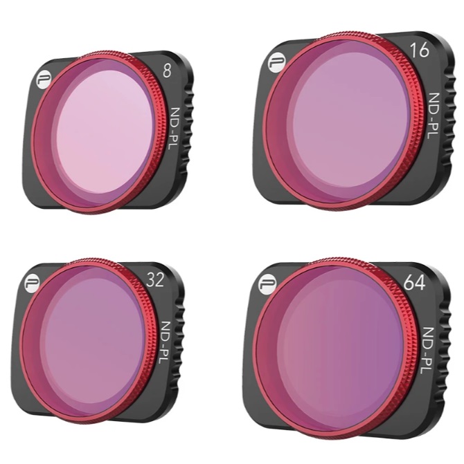 PGYTECH ND8/PL, ND16/PL, ND32/PL, ND64/PL Filter set for DJI Mavic Air 2
