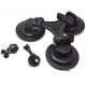Large triple suction cup mount for action cameras, equipment