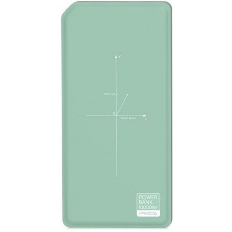 Remax Power Bank Proda 10000mAh Chicon Wireless green+black, main view