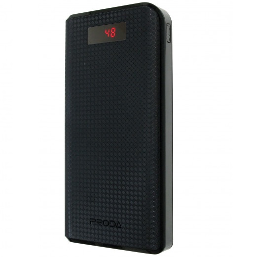 Портативное зарядное устройство Remax 20000mAh Leader Series, black, главный вид