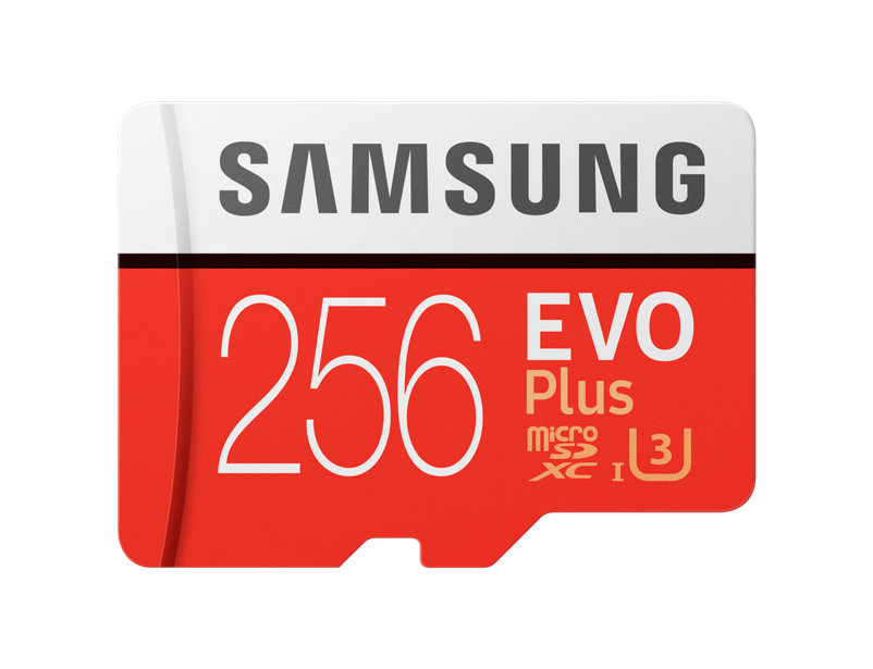Memory card Samsung EVO PLUS V2 microSDXC 256GB UHS-I U3, main view