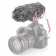 Windscreen for VideoMic GO, with microphone on camera