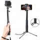 StartRC monopod for compact gimbals and action cameras, overall plan