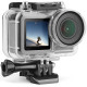 SHOOT Waterproof Case for DJI OSMO Action Camera, with a camera
